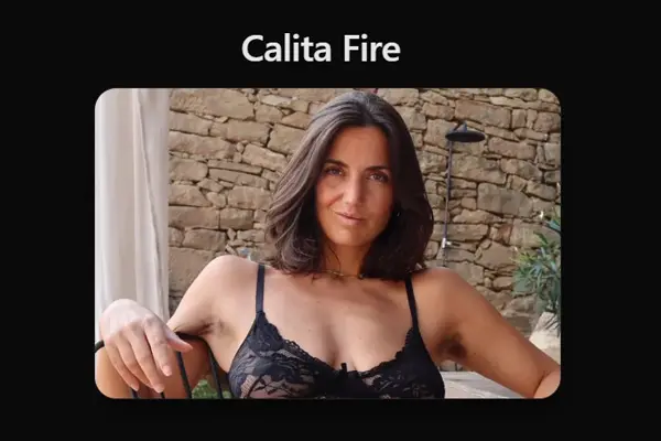 Calita Fire official personal website — natural niche focused landing page with optimized traffic and premium links