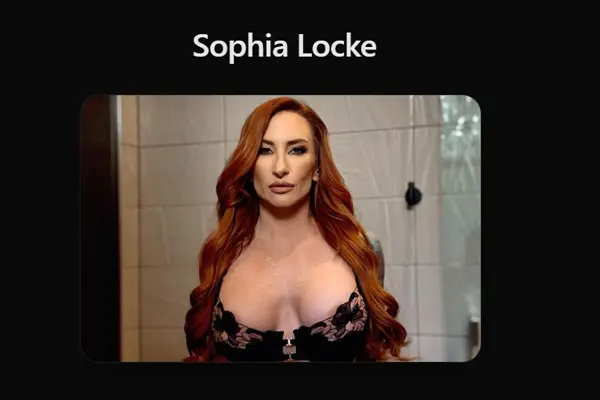 Sophia Locke official personal website — SEO optimized landing page with premium content links and high conversion structure